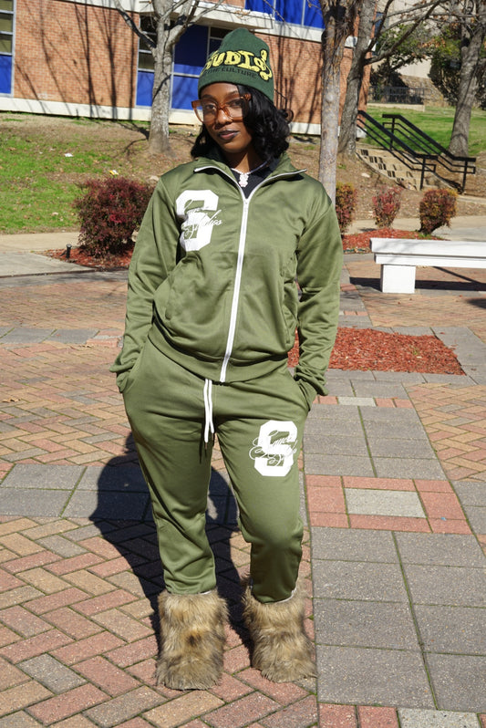 Olive Green Tracksuit