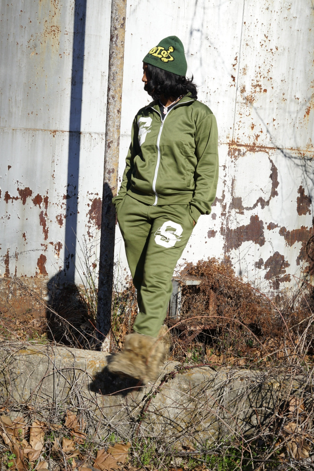 Olive Green Tracksuit